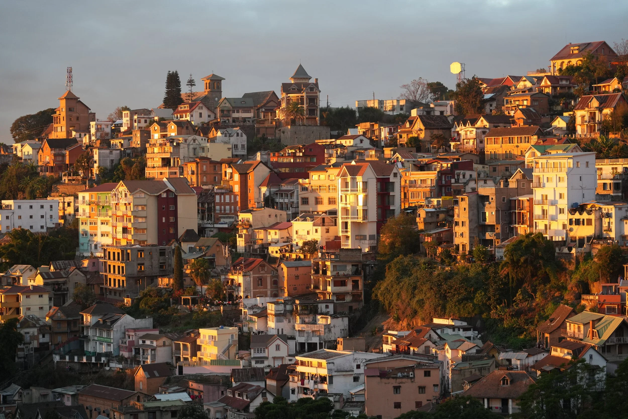 Sunset over Antananarivo, Madagascar, Vogue