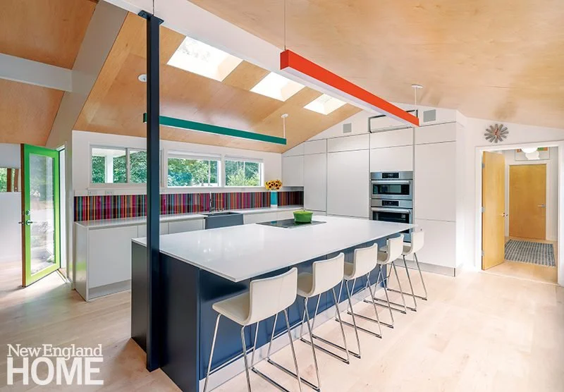Two Mid-Century Modern Kitchens Get a Makeover
