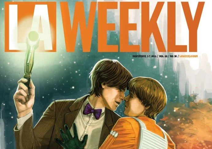 Slash fiction: A fantasy world in which male TV characters find romance with each other