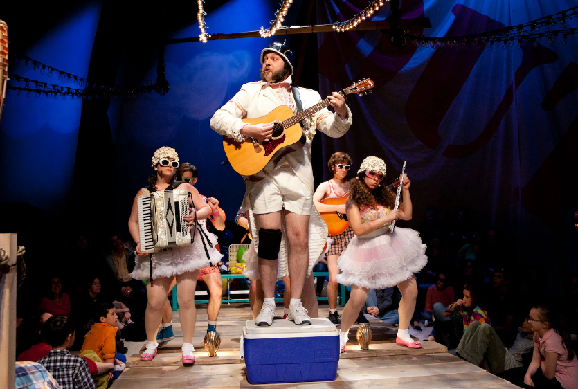 It is the very model of a silly show-off theater song
