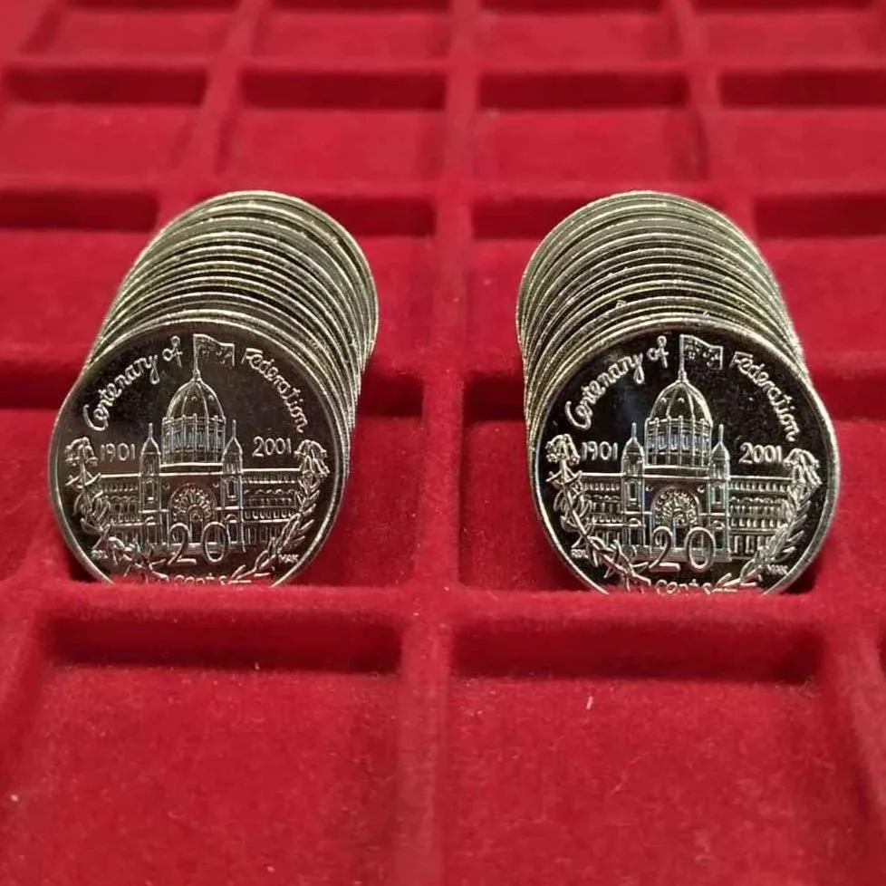 Centenary State Series VIC 20c Set of 20