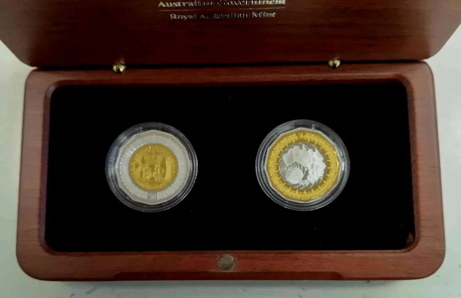 2006 Royal Collection Gold Plated Silver 50c Proof
