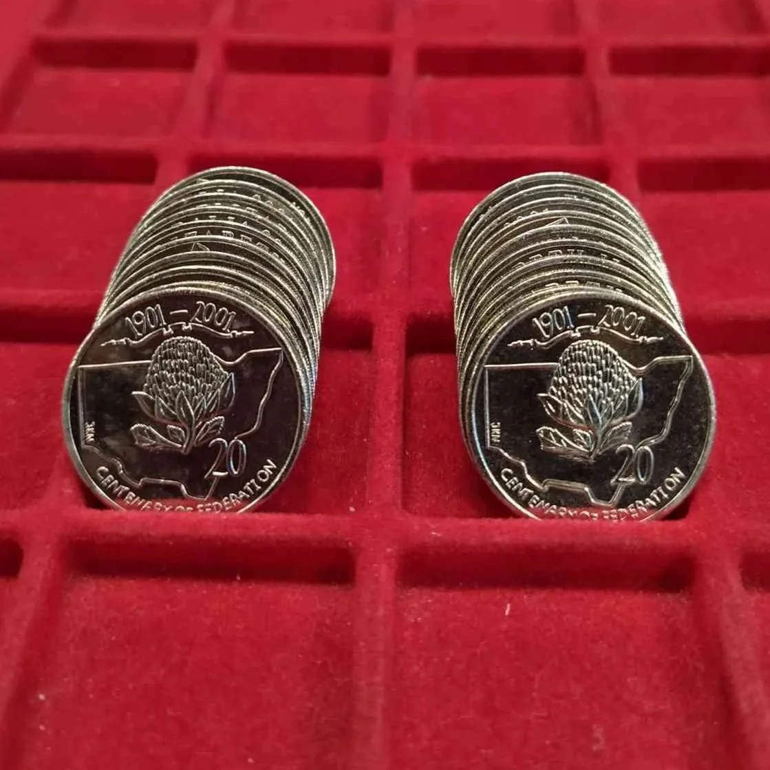 Centenary State Series NSW 20c Set of 20