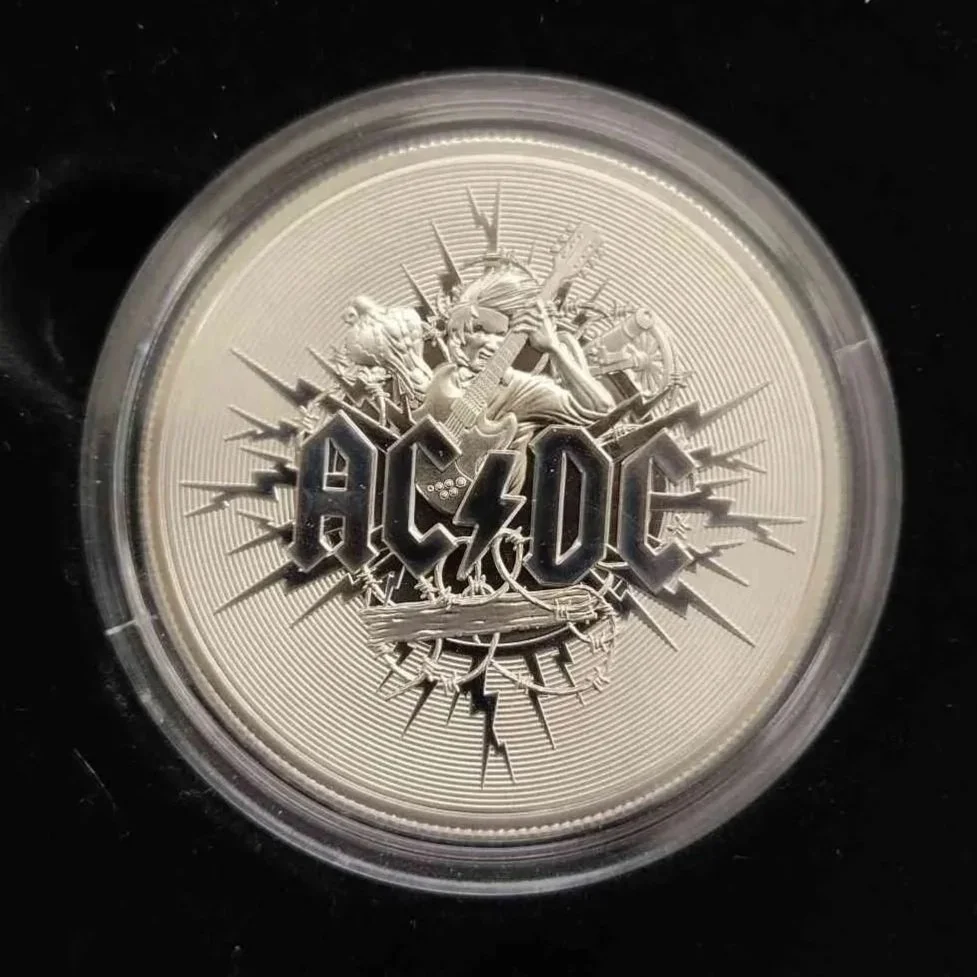 ACDC One Ounce Silver Proof Coin
