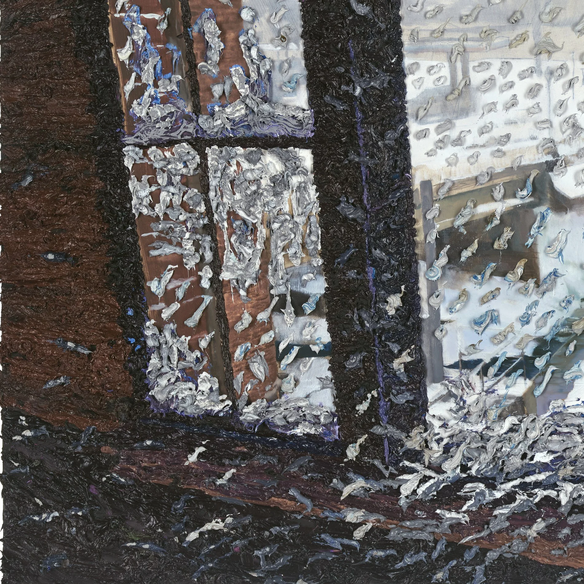 Letting the Blizzard In (detail)