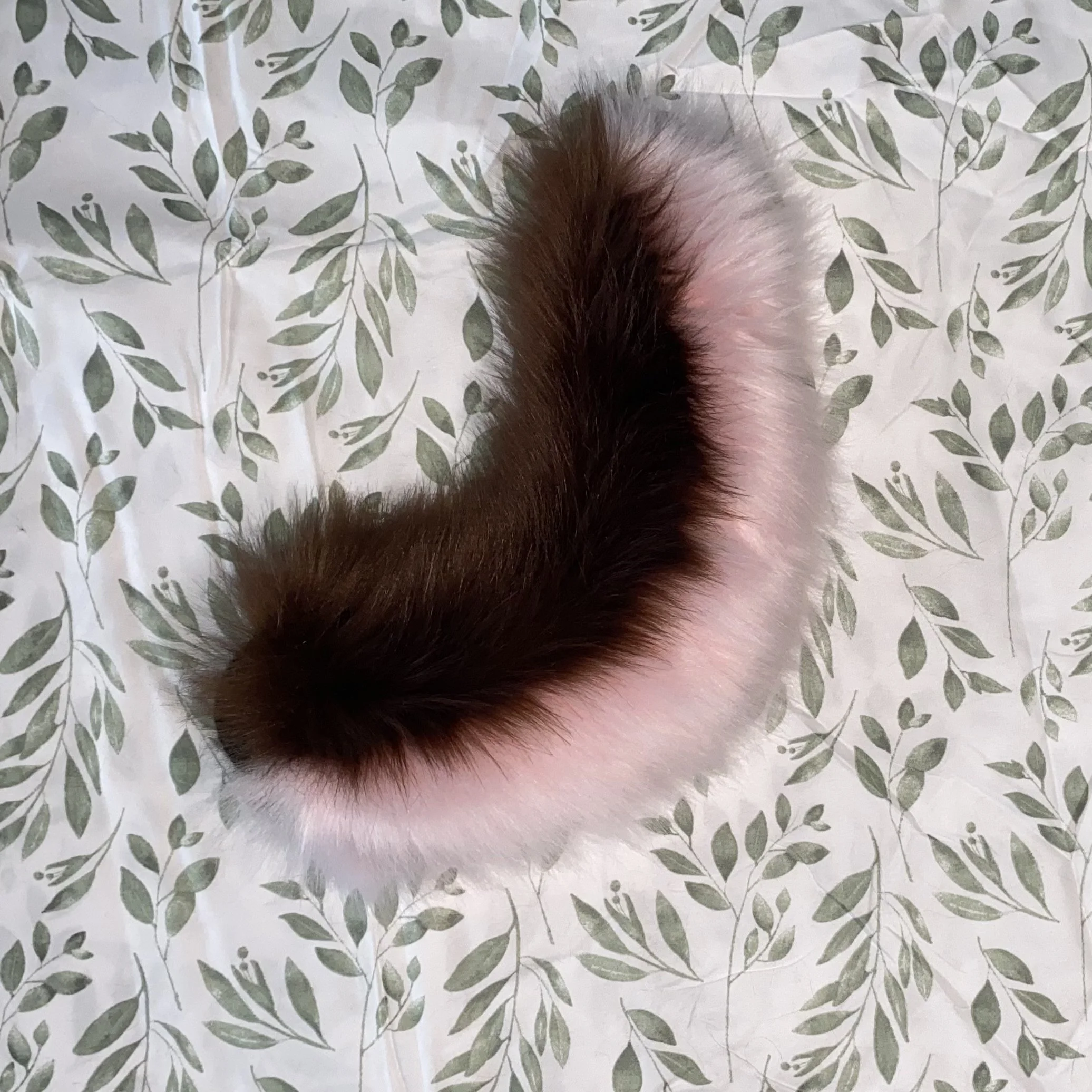 S14- 11” Tail Sleeve: Dark Brown w/ Pink Bottom