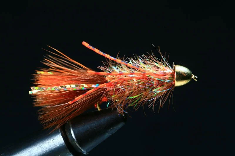 Pops Bugger Cone Head Rubber Leg Brown Orange