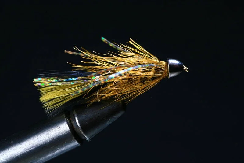 Pops Bugger Cone Head Rubber Leg Black Olive