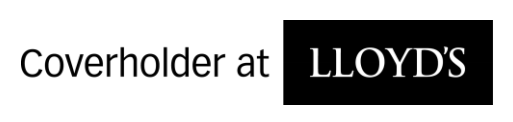 Text saying 'Coverholder at LLOYD'S' with the Lloyd's logo.