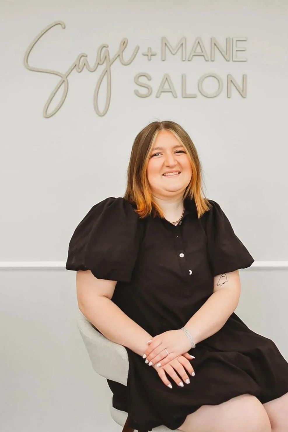 Katie, hairstylist at Sage and Mane Salon Mebane