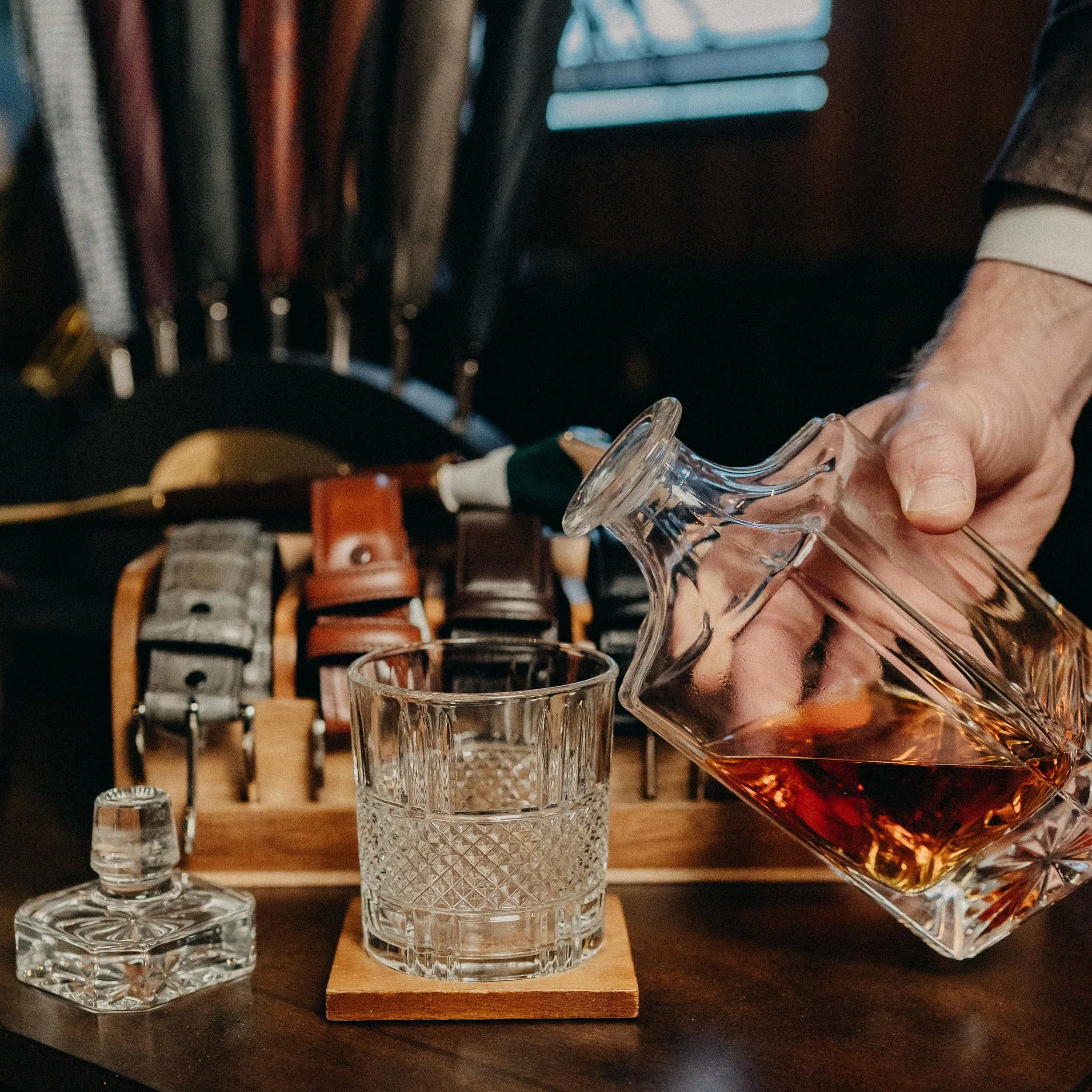 Good tailoring, much like a well-aged bourbon, should never feel rushed.
