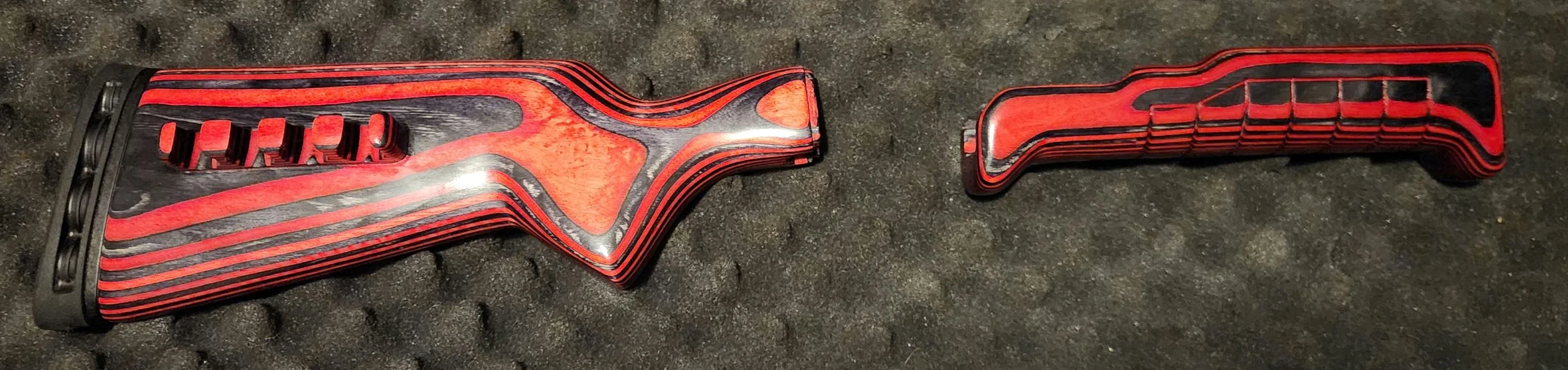 870 Classic Red and Black Stock