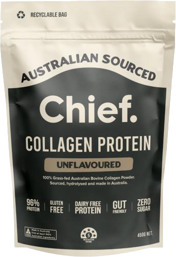 Collagen Protein Unflavoured, 450g - $66.38 inc GST