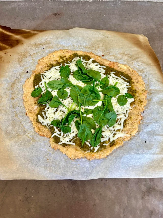 High-Protein Chicken Pizza