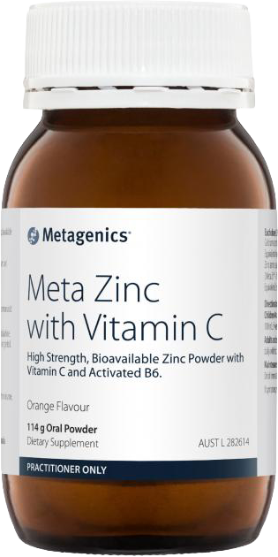 Meta Zinc with Vitamin C Orange flavour 114g - $41.49 inc GST