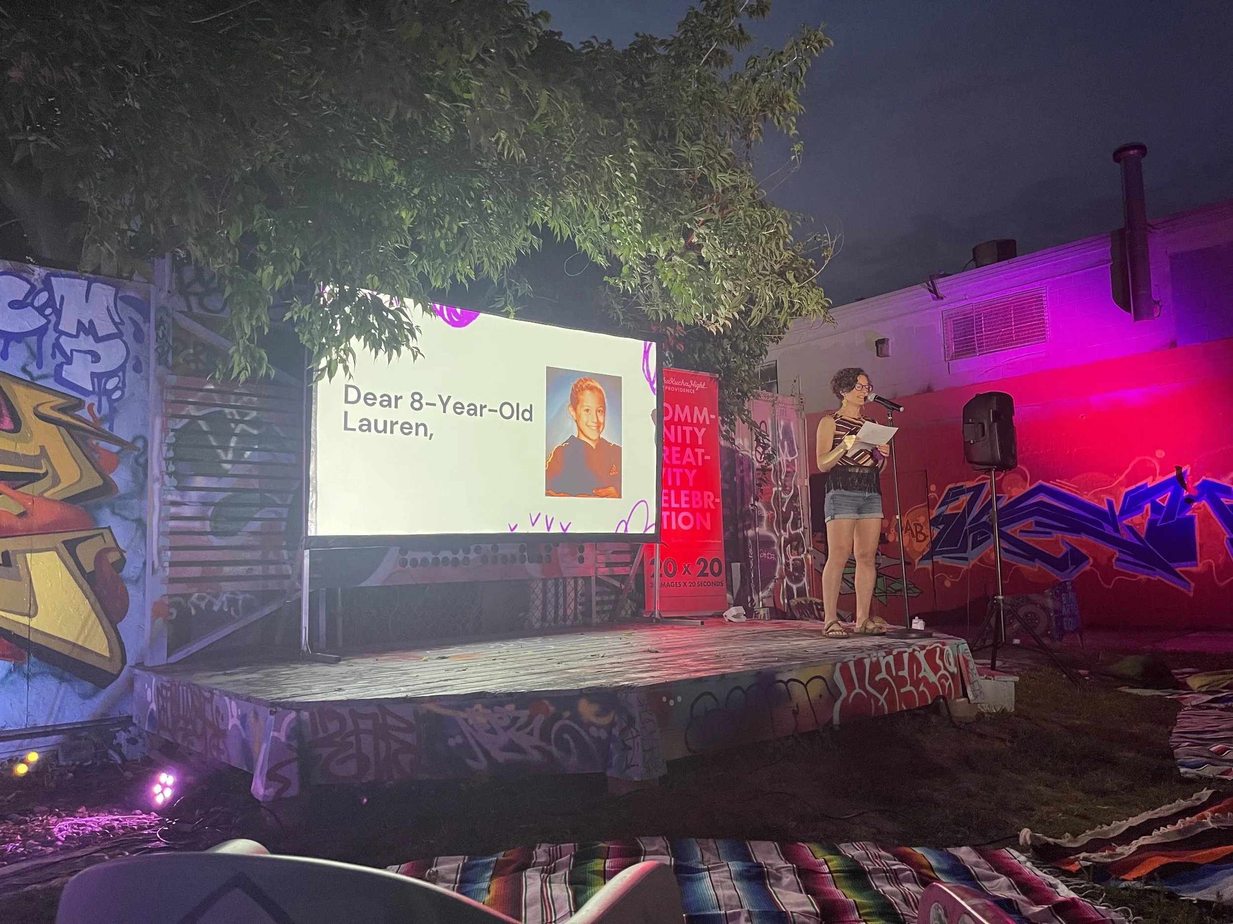 Choking back tears, telling my life story in 6 minutes