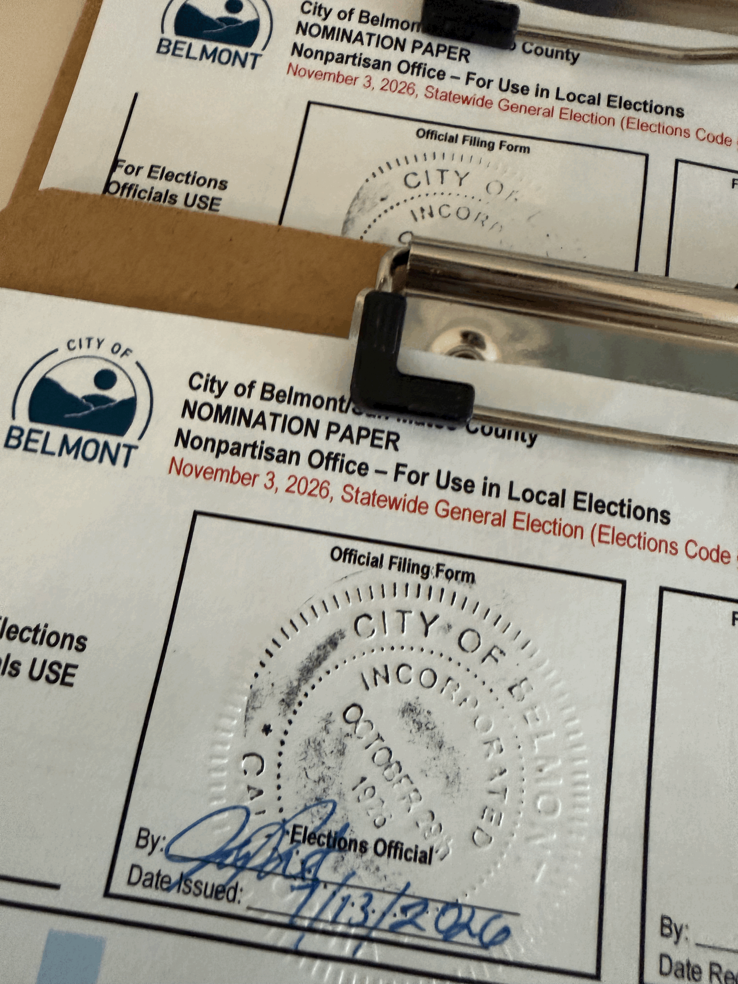 It’s Official: I’m on the Ballot