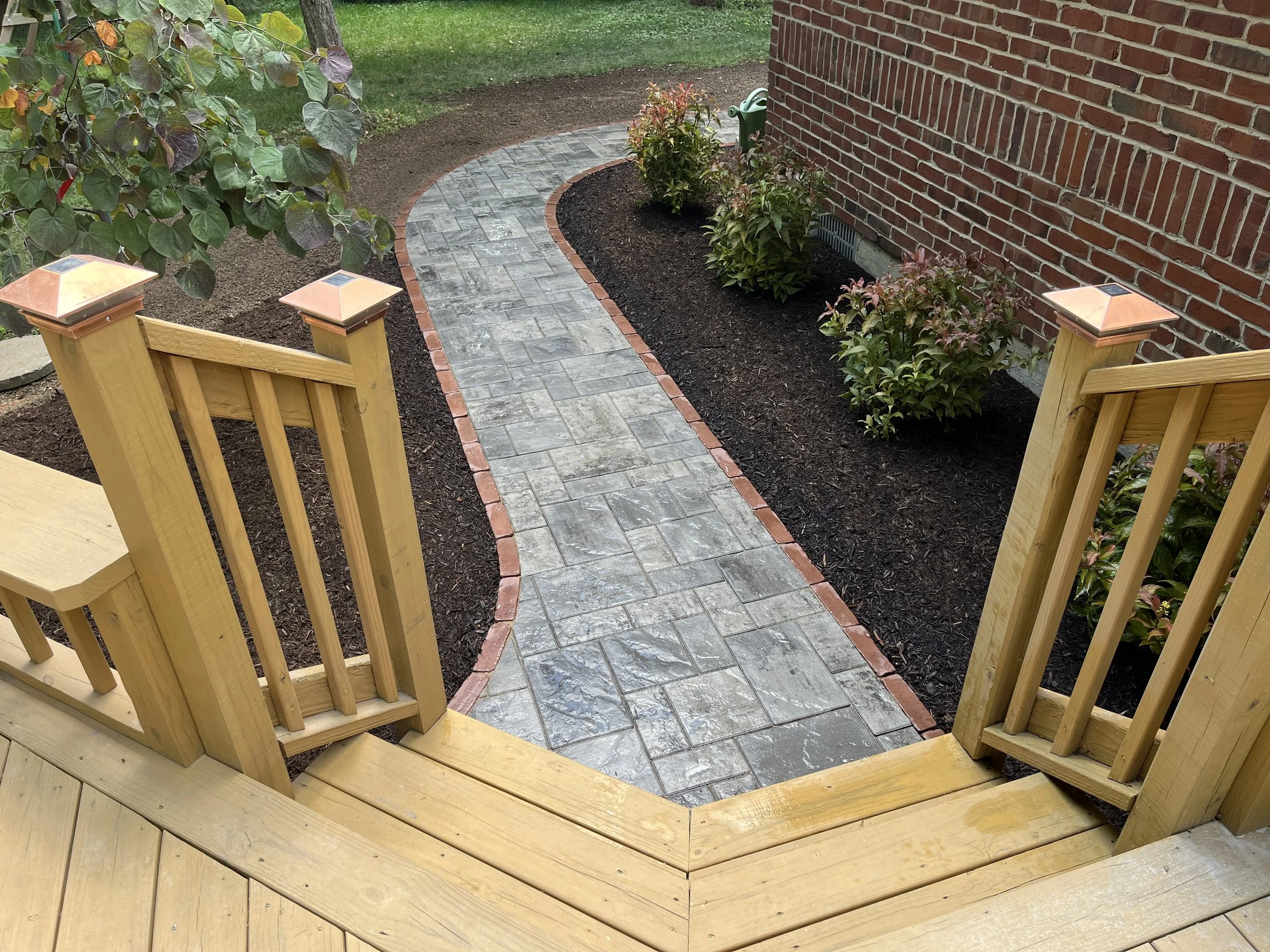 Fresh New Walkway in Troy