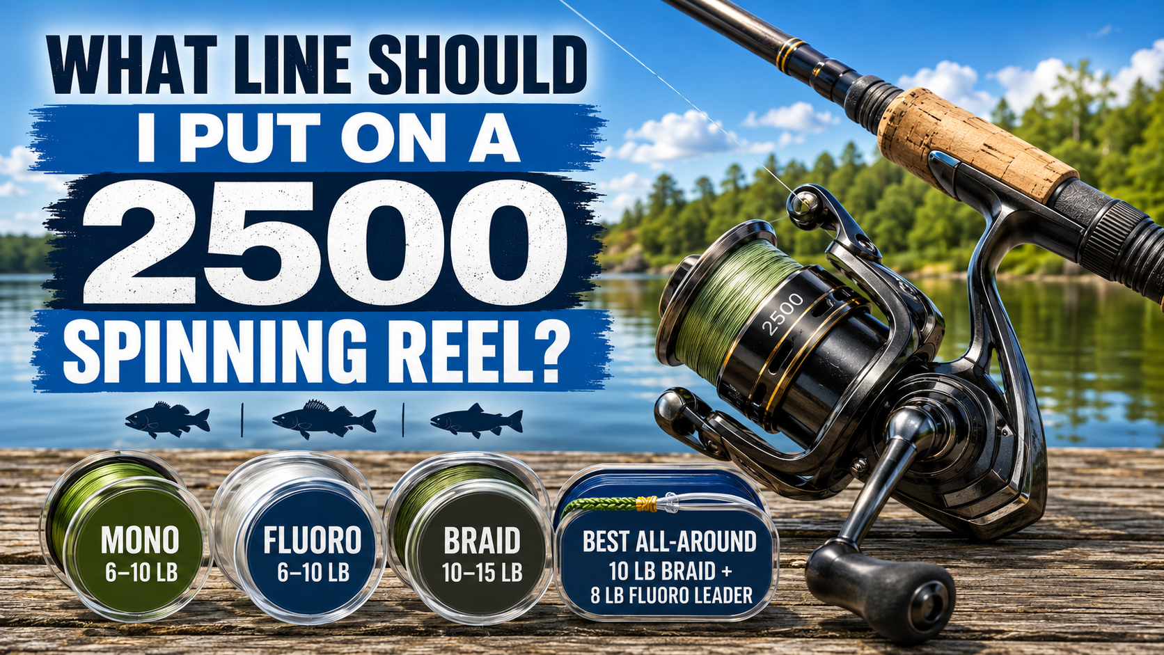What Line Should I Put on a 2500 Spinning Reel?