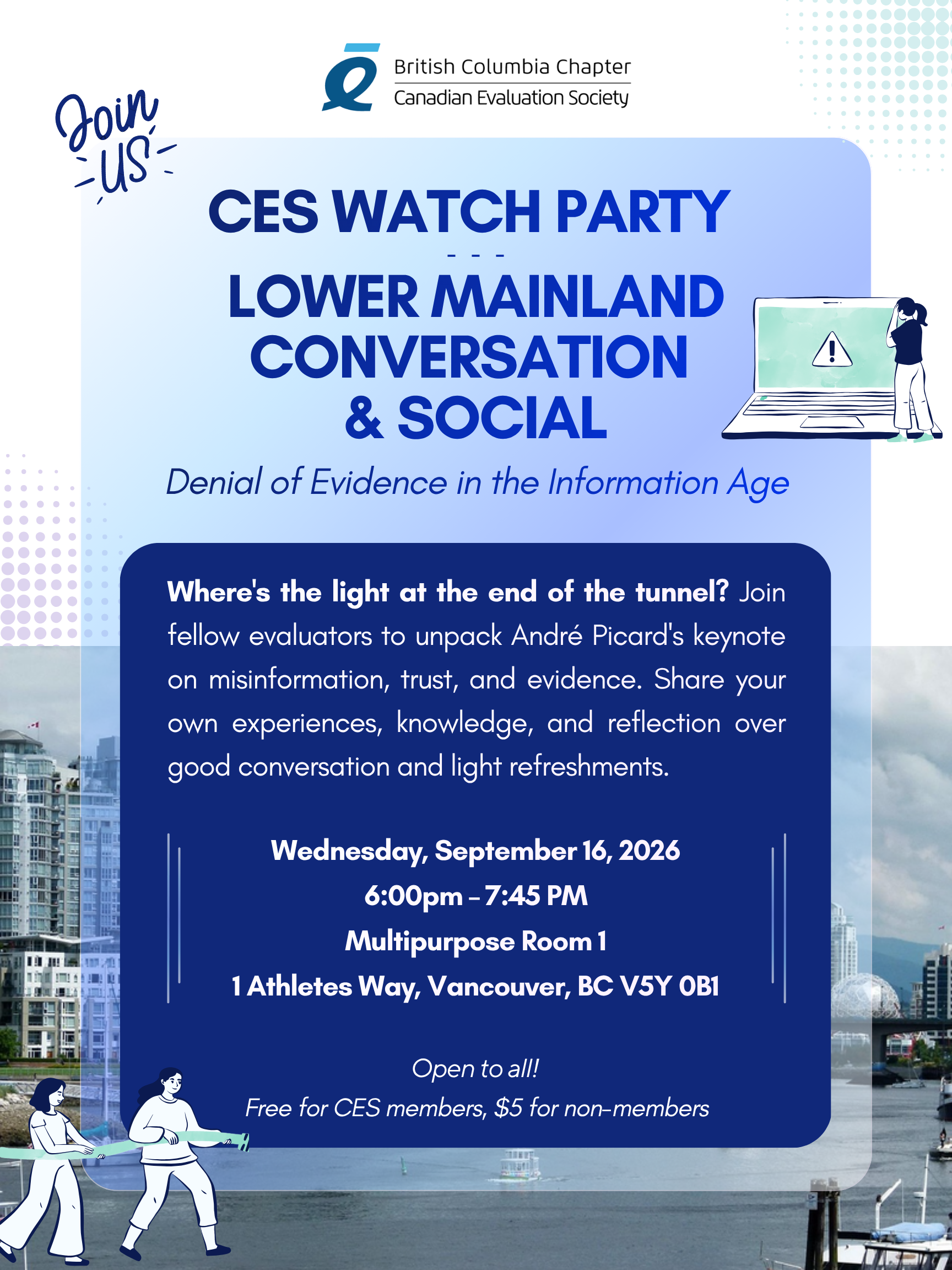CES Watch Party - Lower Mainland Conversation &amp; Social - Open to all!