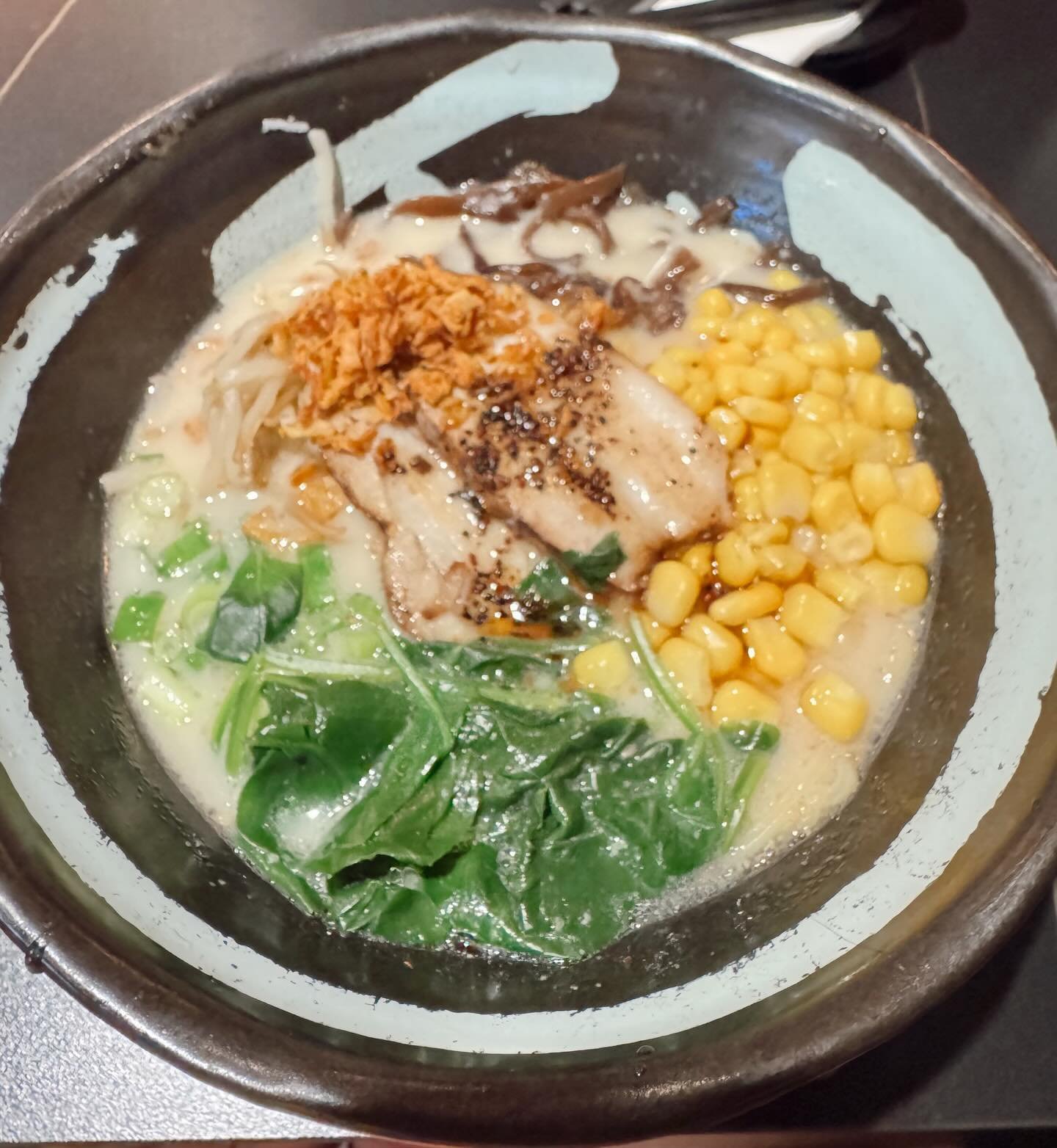 Could go for a cozy bowl of ramen on this snow day 🍜☃️❄️ (and I mean a cozy bowl of ramen in Hawaii!)
@tanakaramenhawaii is always a must anytime I&rsquo;m in Hawaii! Plus, their garlic fried rice was a hit for our toddler! 
.
.
.
#hawaii #hawaiieat