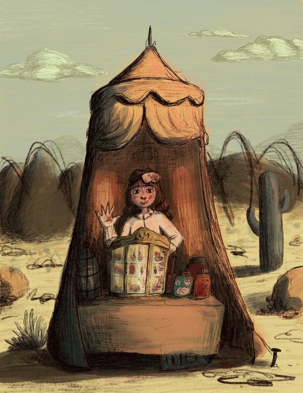 A mock up of my Thesis Installation