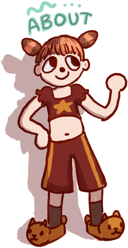 Silly self portrait button for About page