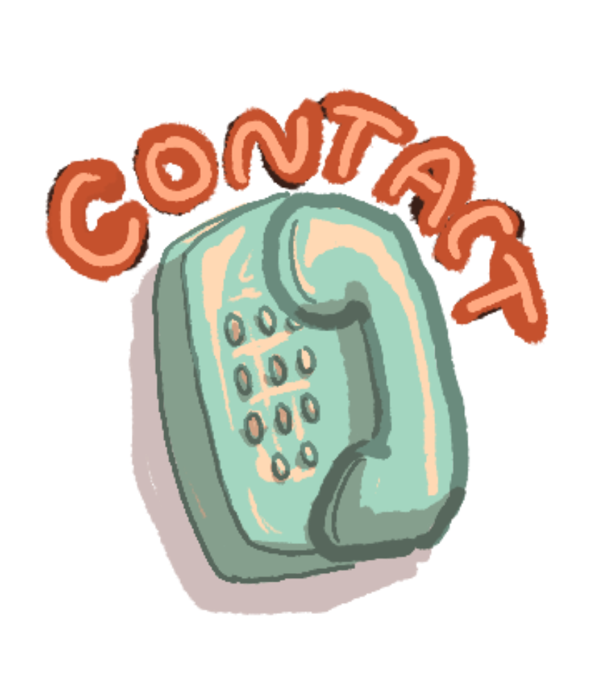 weird phone button for contact page