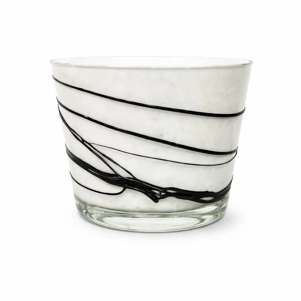 Baobab Luxury Candle Vessel - Hand-Applied Linework