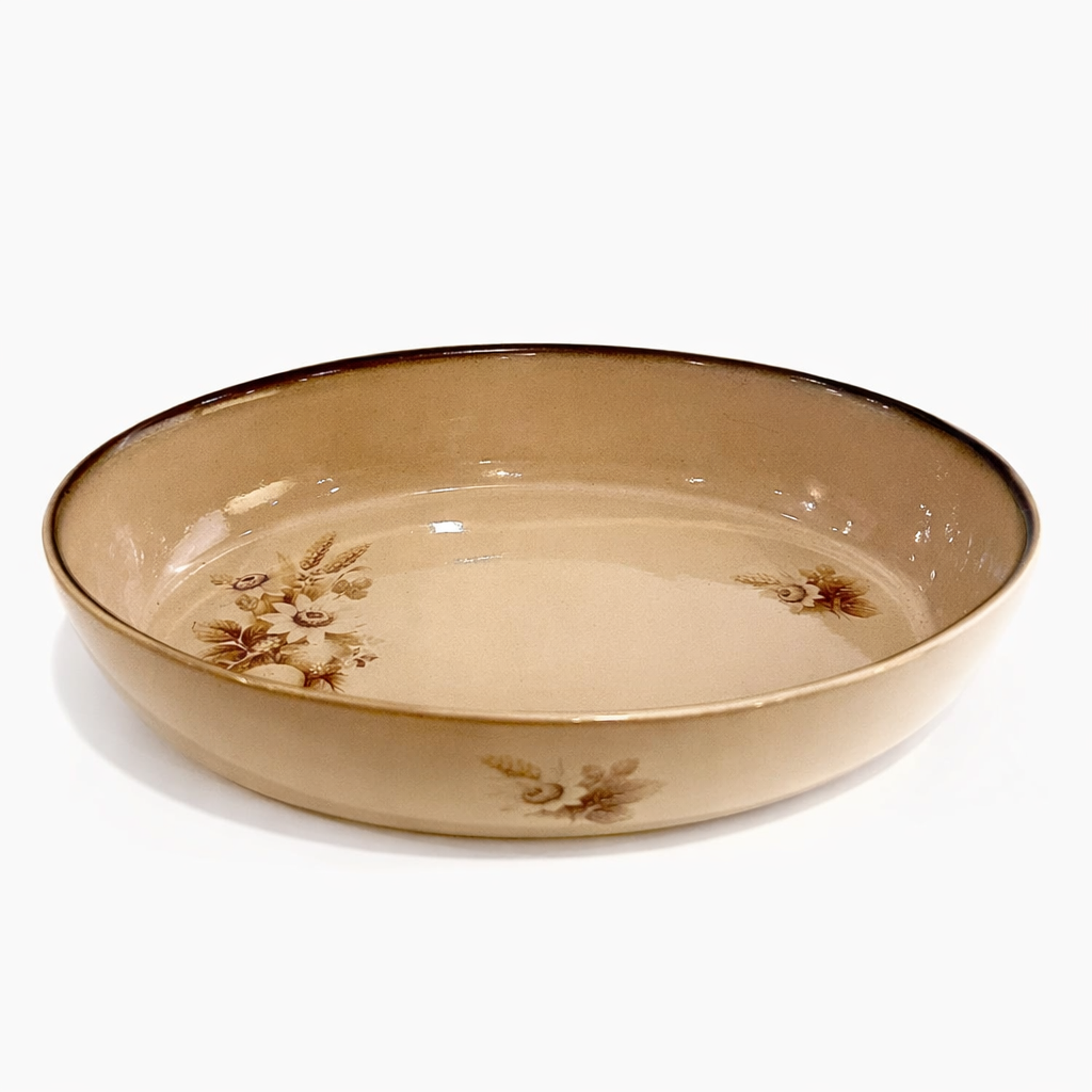Denby "Memories" Oval Fine Stoneware Baker, England, Late 20th Century
