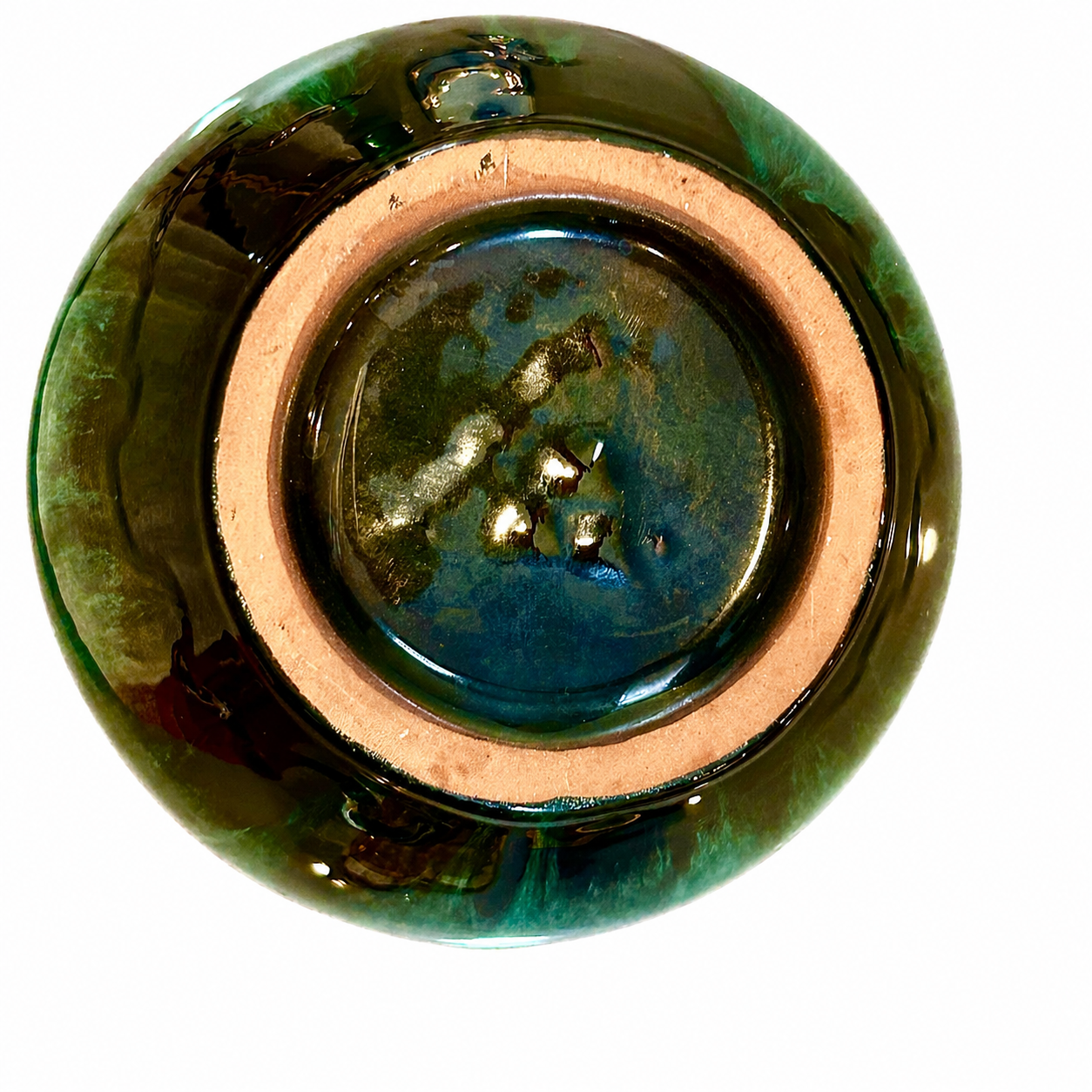 Canadian “Cobalt” Ceramic Ovoid Vase, Blue Mountain Pottery.png