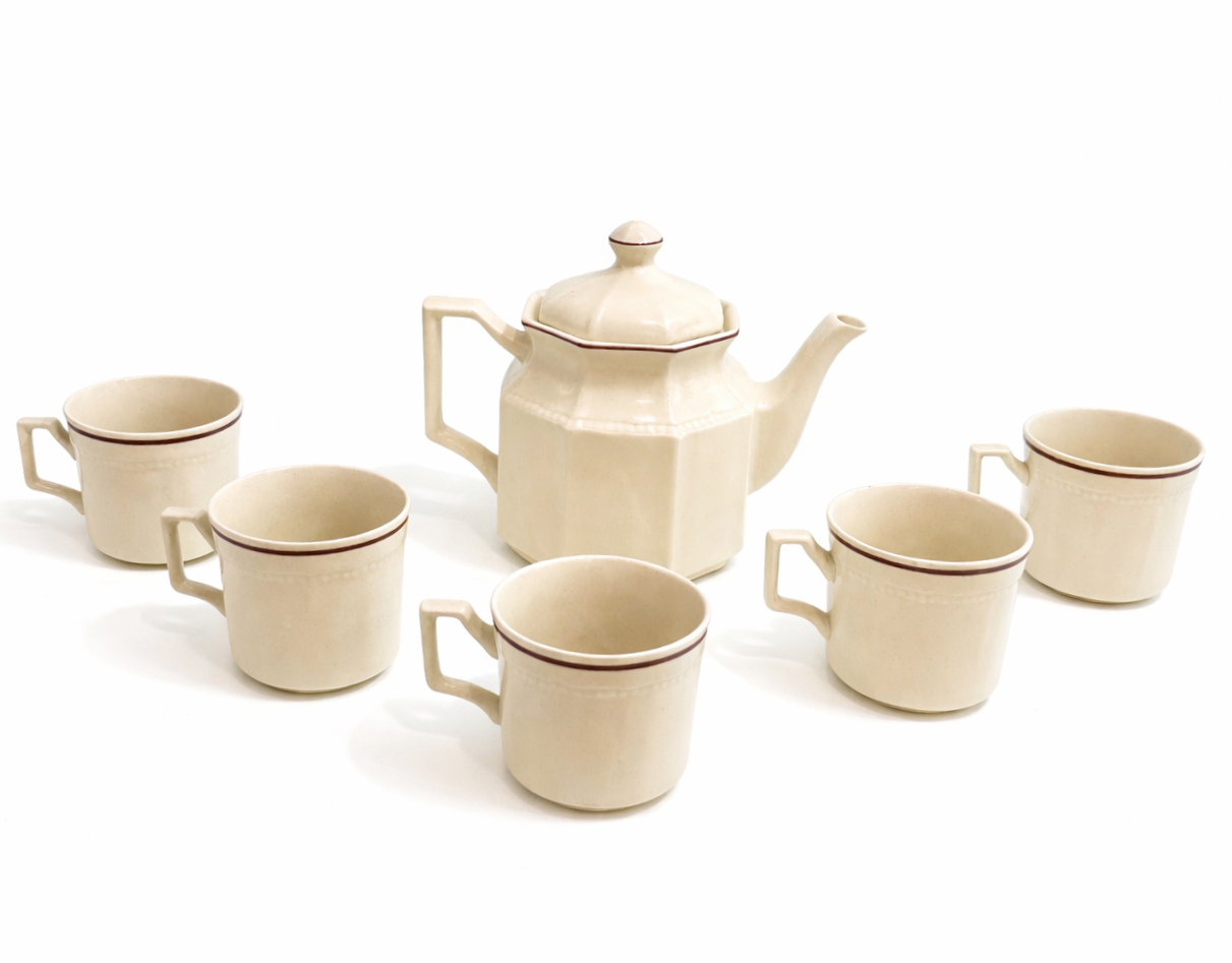 Keeling & Co Hanley Octagonal Tea Set, England