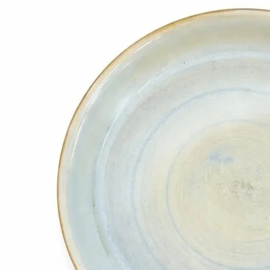 Studio Pottery Stoneware Platter Celadon 1970s