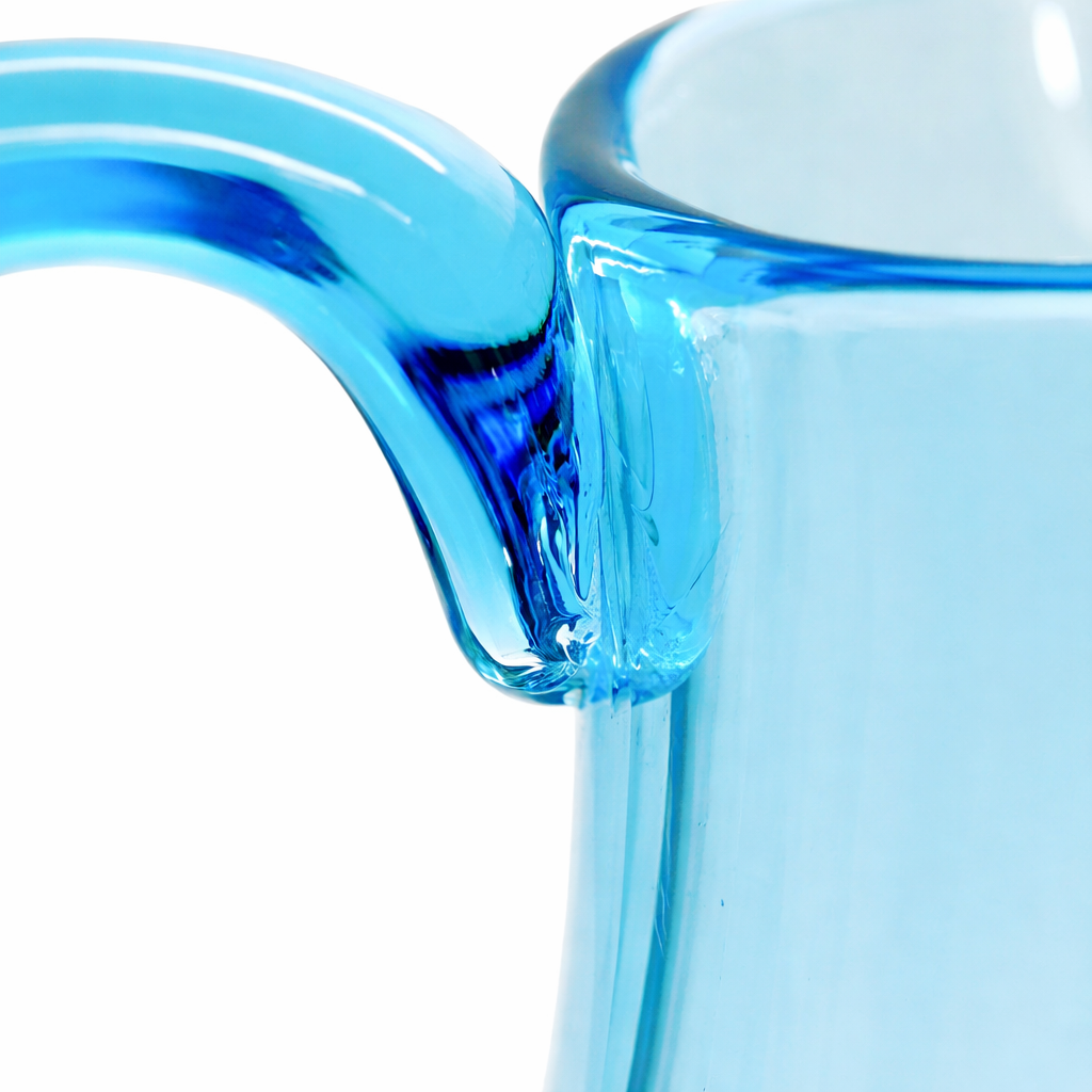 Aquamarine Opaline Glass Pitcher, Sculptural Applied Handle Form_h.png