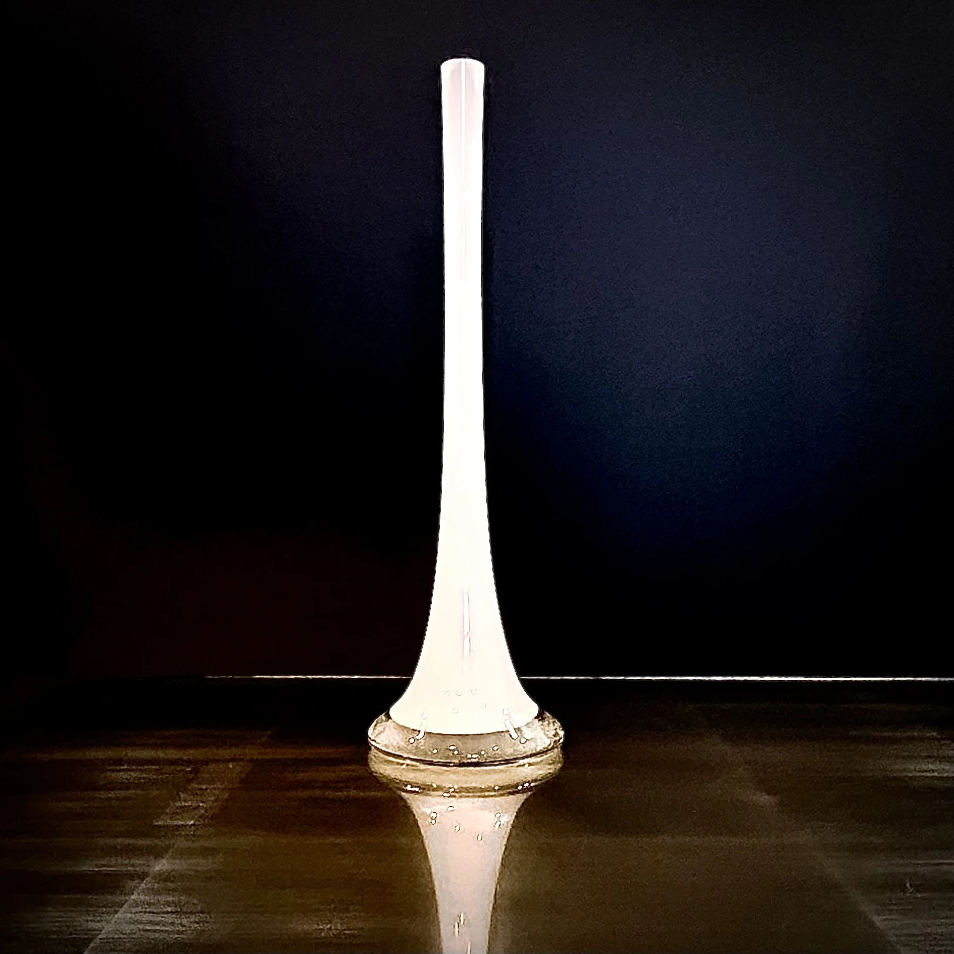 Italian Murano Glass Trumpet Vase by Carlo Moretti