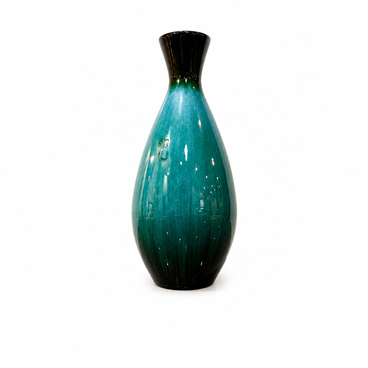 Canadian “Cobalt” Ceramic Ovoid Vase, Blue Mountain Pottery.png