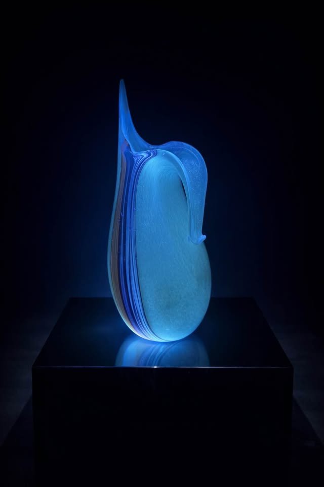 Murano Sommerso Canna | Uranium Opaline, c. 1955