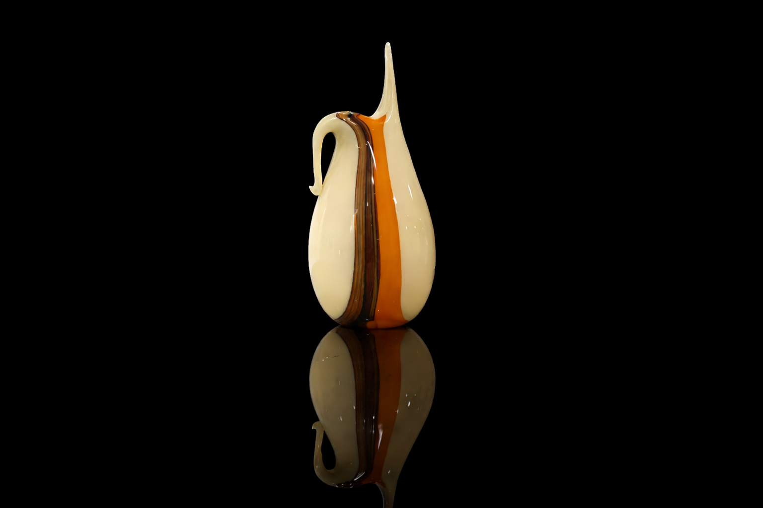 Murano Sommerso Canna | Uranium Opaline, c. 1955