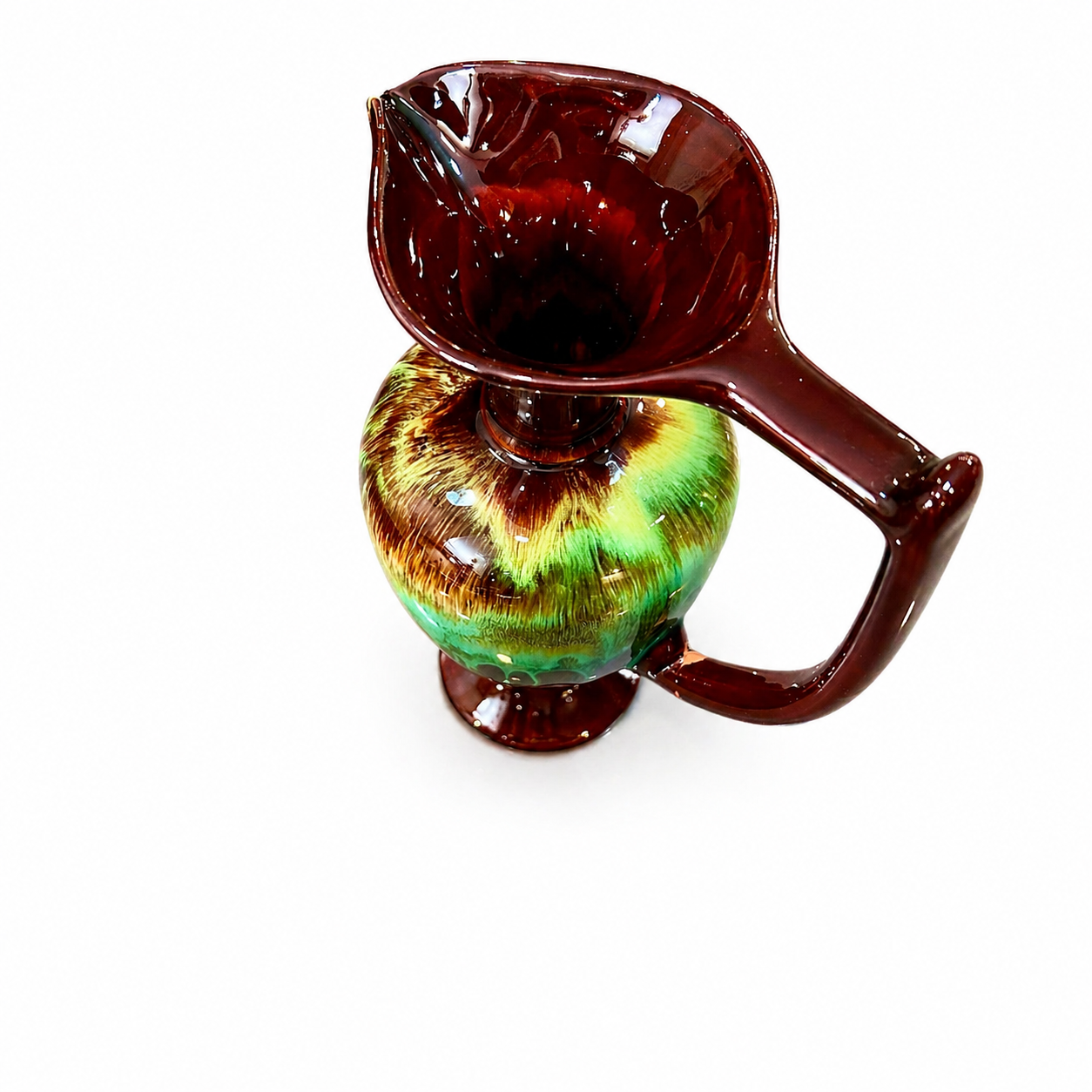 Canadian Ceramic Pitcher, Blue Mountain Pottery “Cobalt”.png