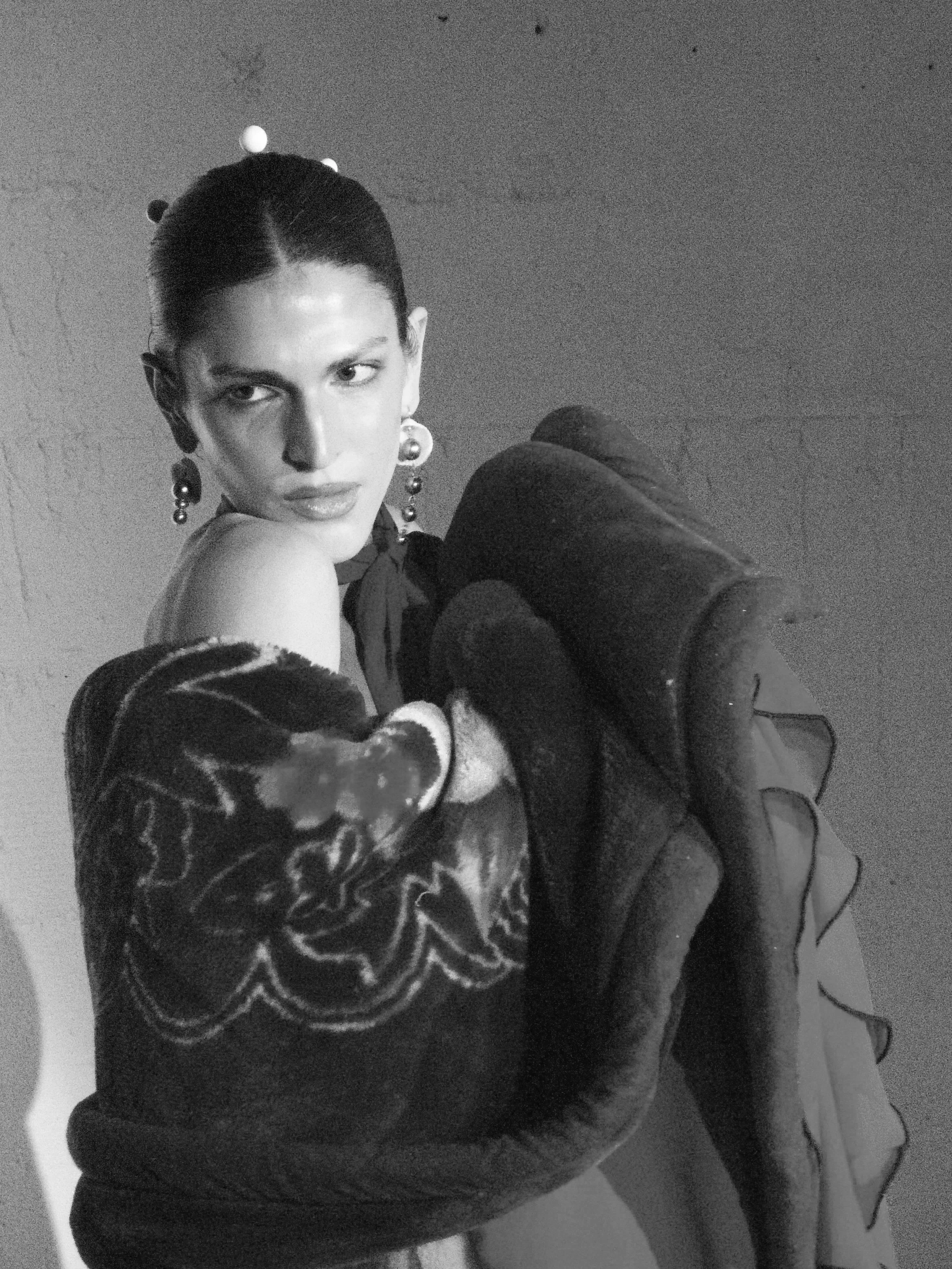 Founder, Carolina Osoria, Modeling for SF Fashion Show