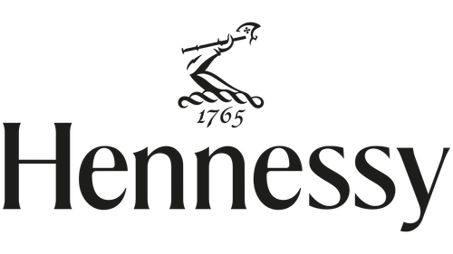 Hennessy logo with a stylized dragon and the year 1765