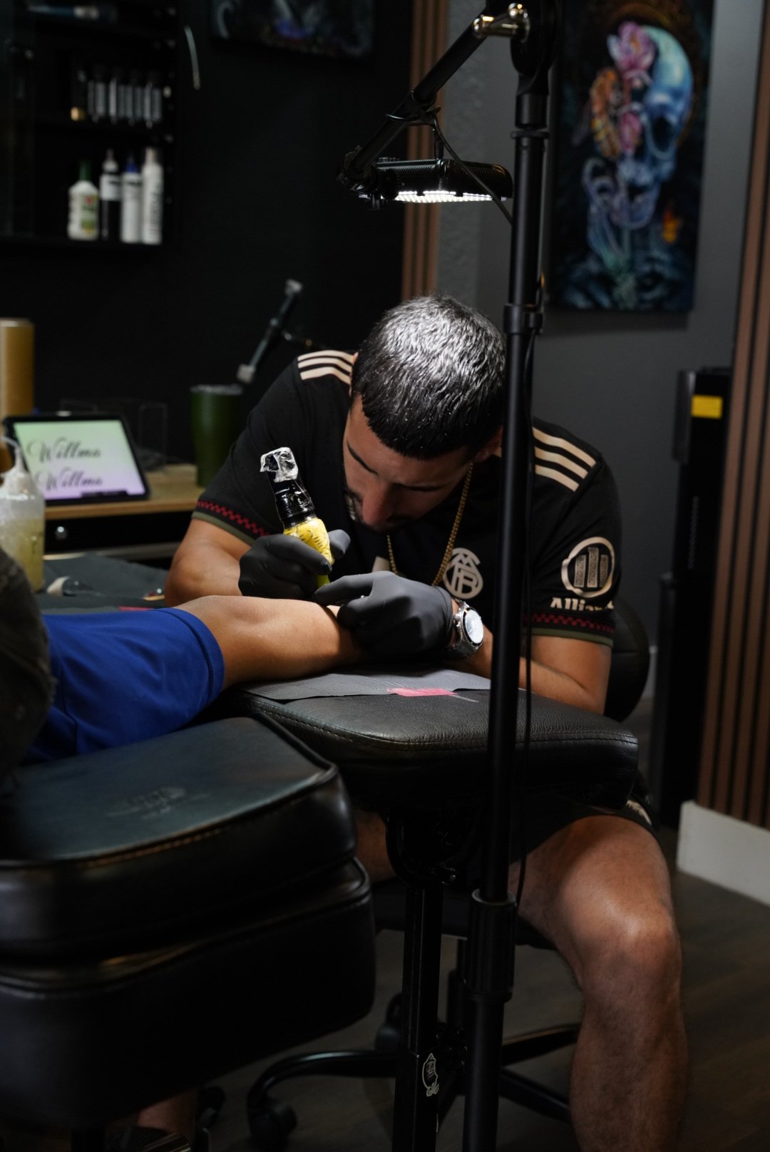 Custom tattoo work at Black Nova Tattoo Collective