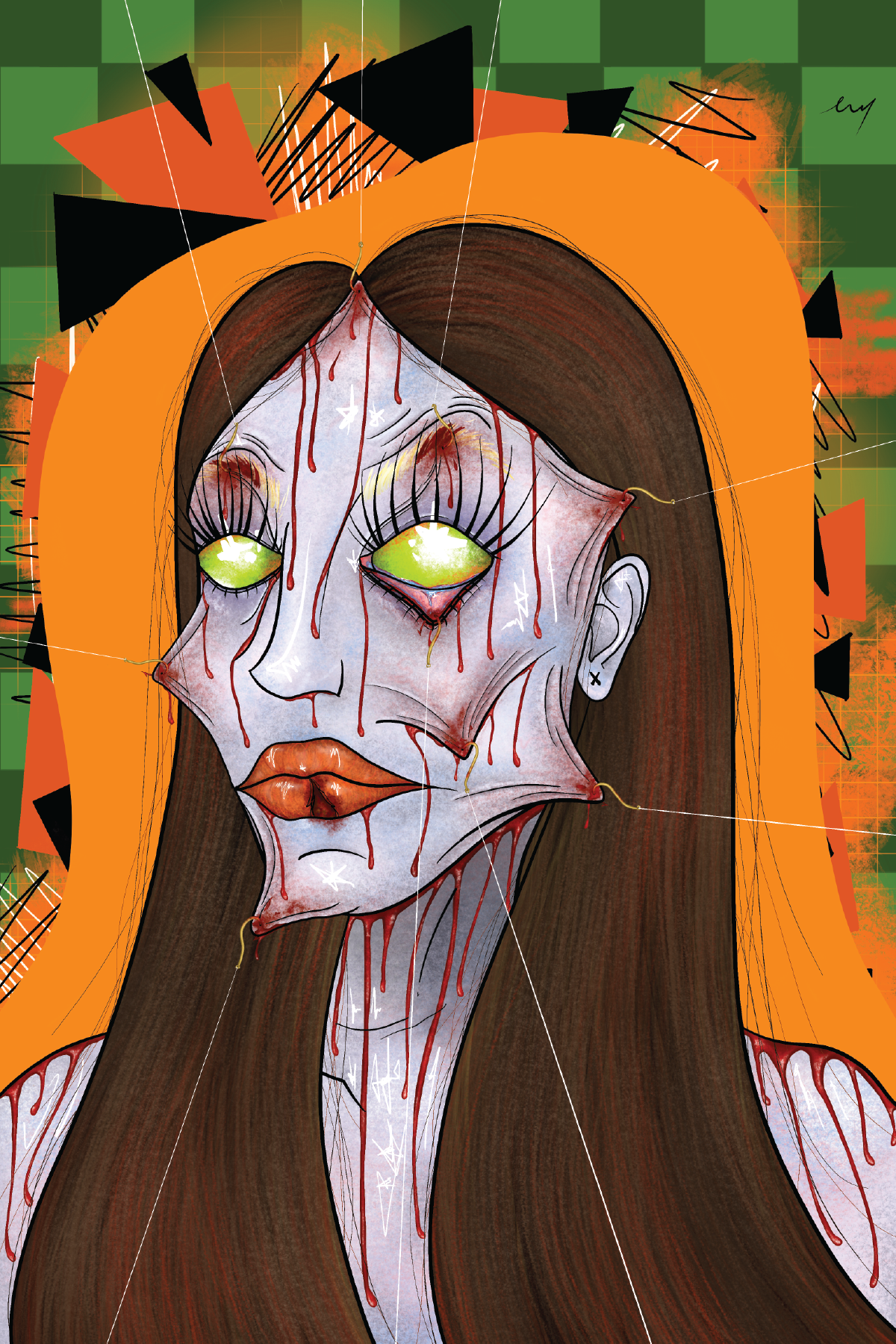 Pin Head Digital Painting