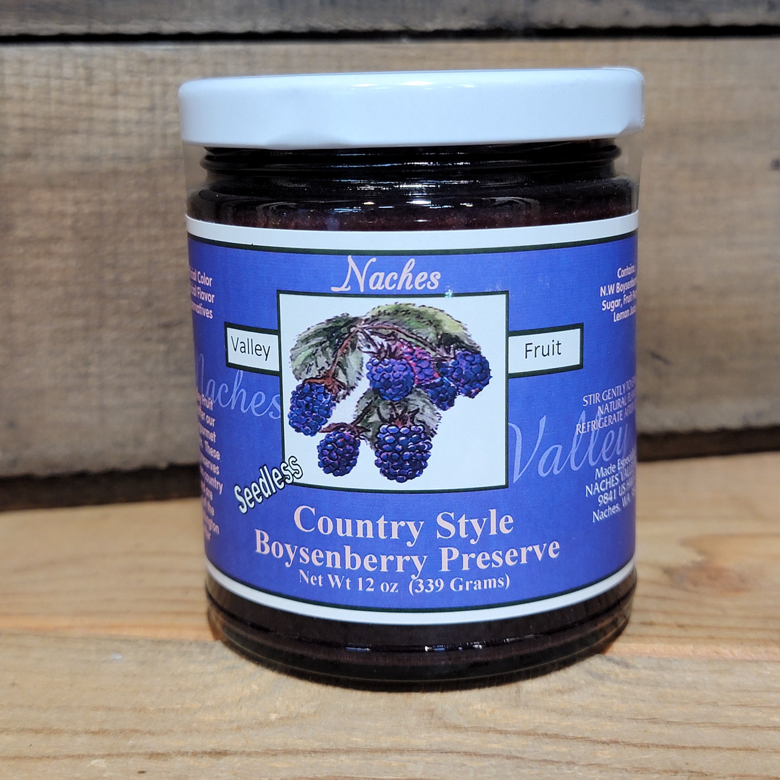 Country Style Boysenberry Preserve (SEEDLESS)