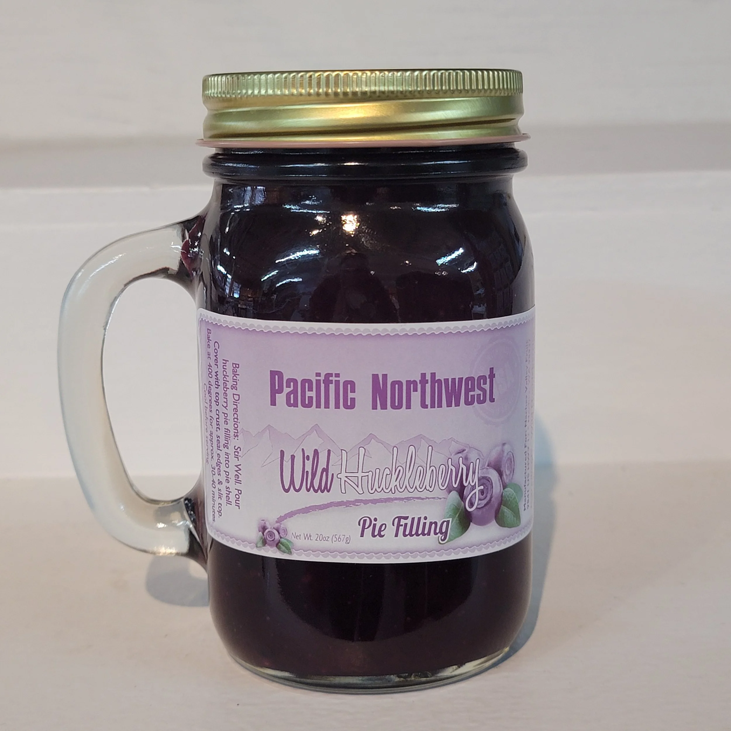 Pacific Northwest Wild Huckleberry Pie Filling