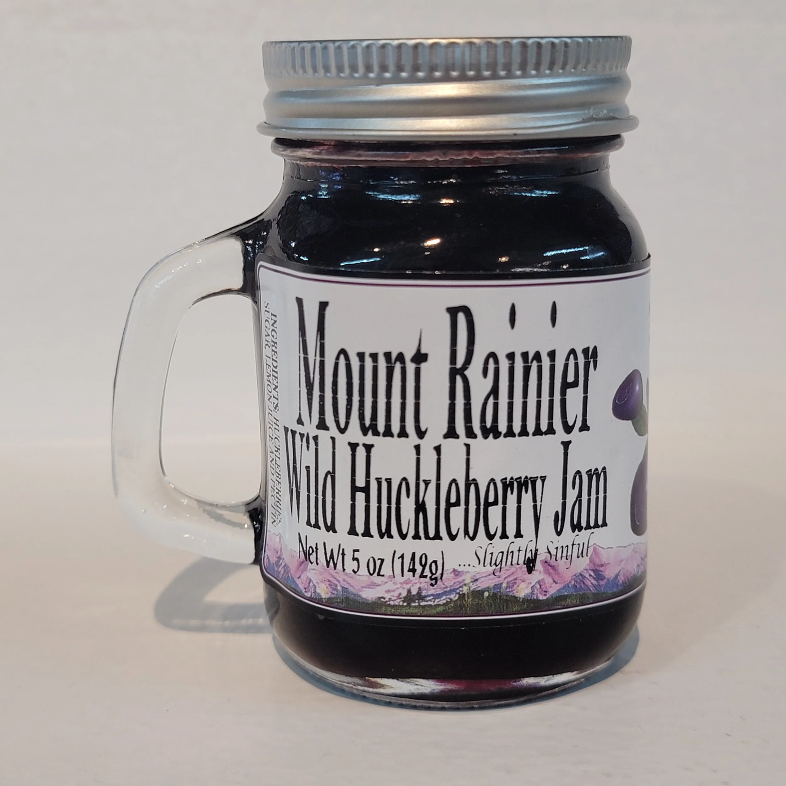 Mount Rainier Wild Huckleberry Jam - Shaker Jar