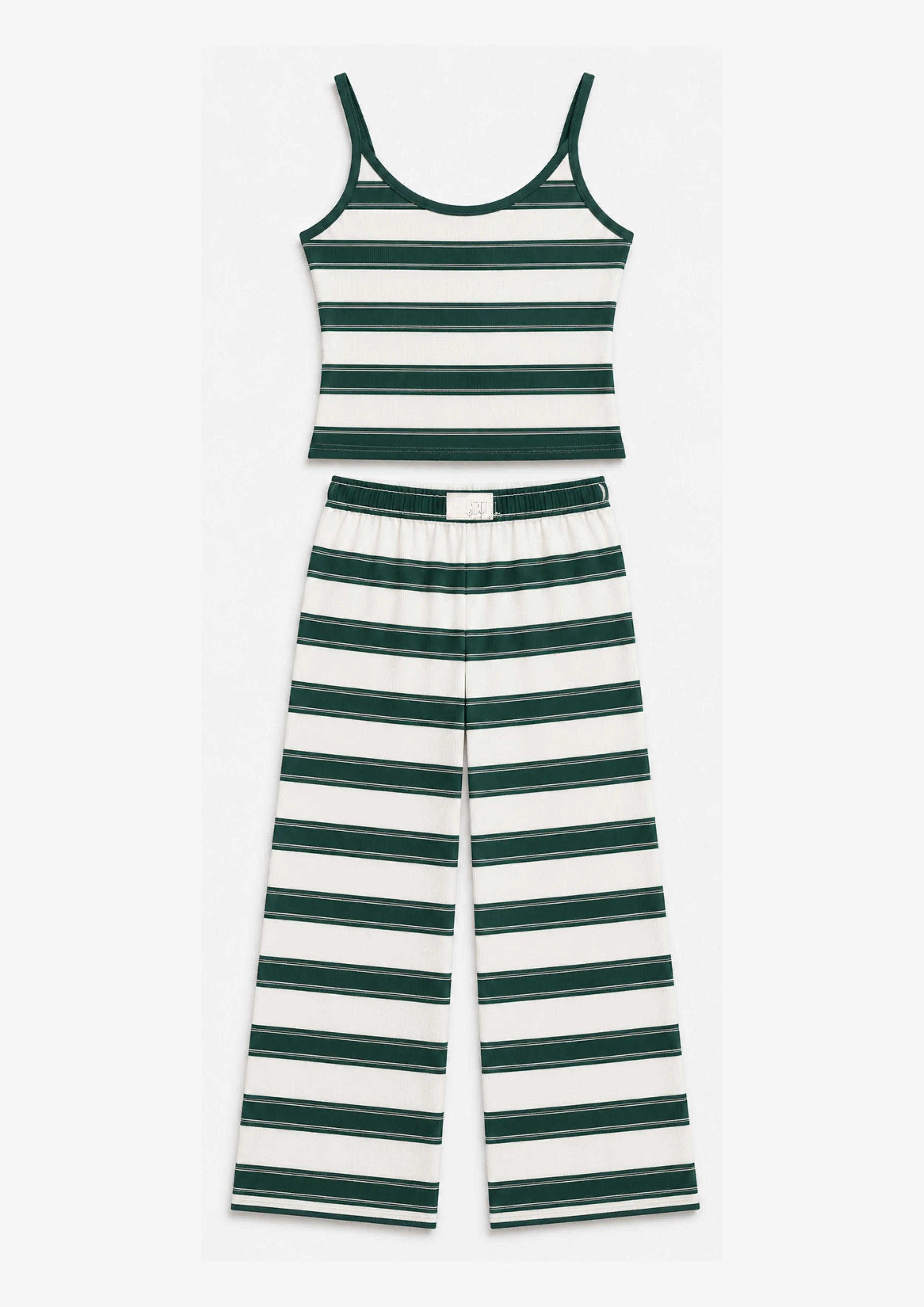 The Varsity Stripe Set- Forest