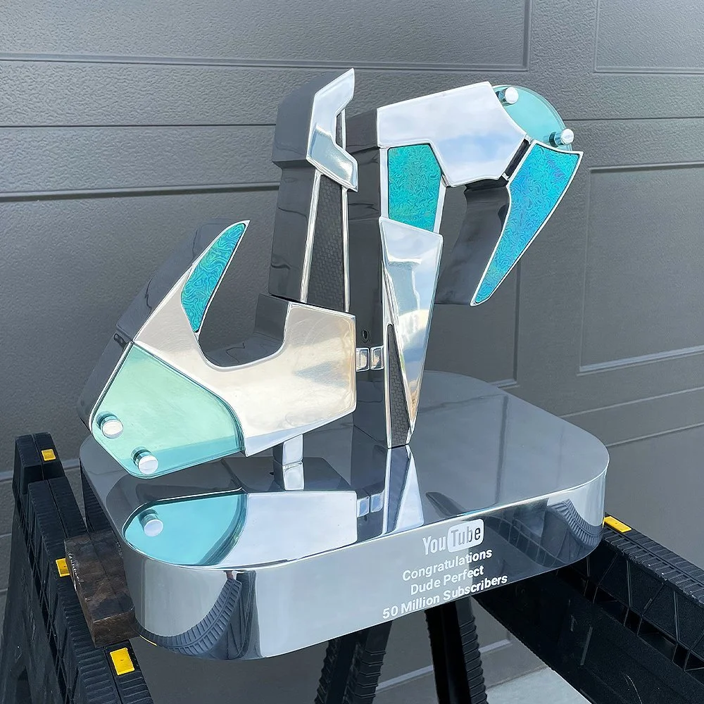 Dude Perfect YouTube Play Button Projects