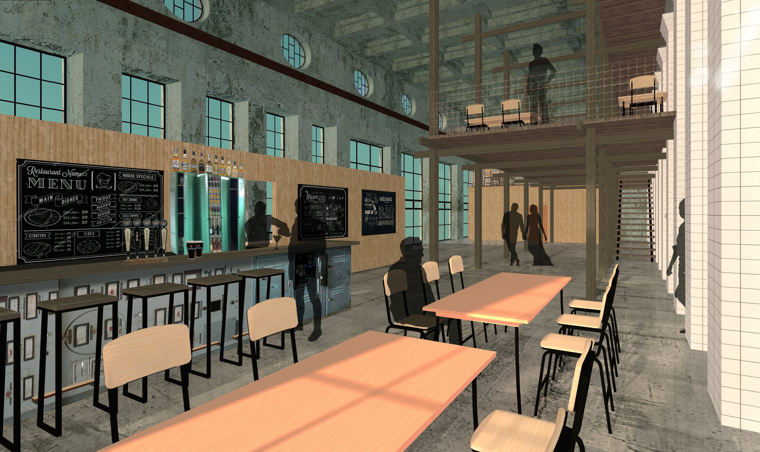 Kavárna s vestavěnou galerií