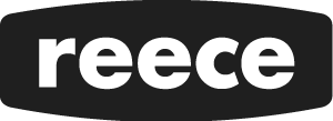 Auburn Buildings preferred plumbing needs supplier, Reece, logo in black.